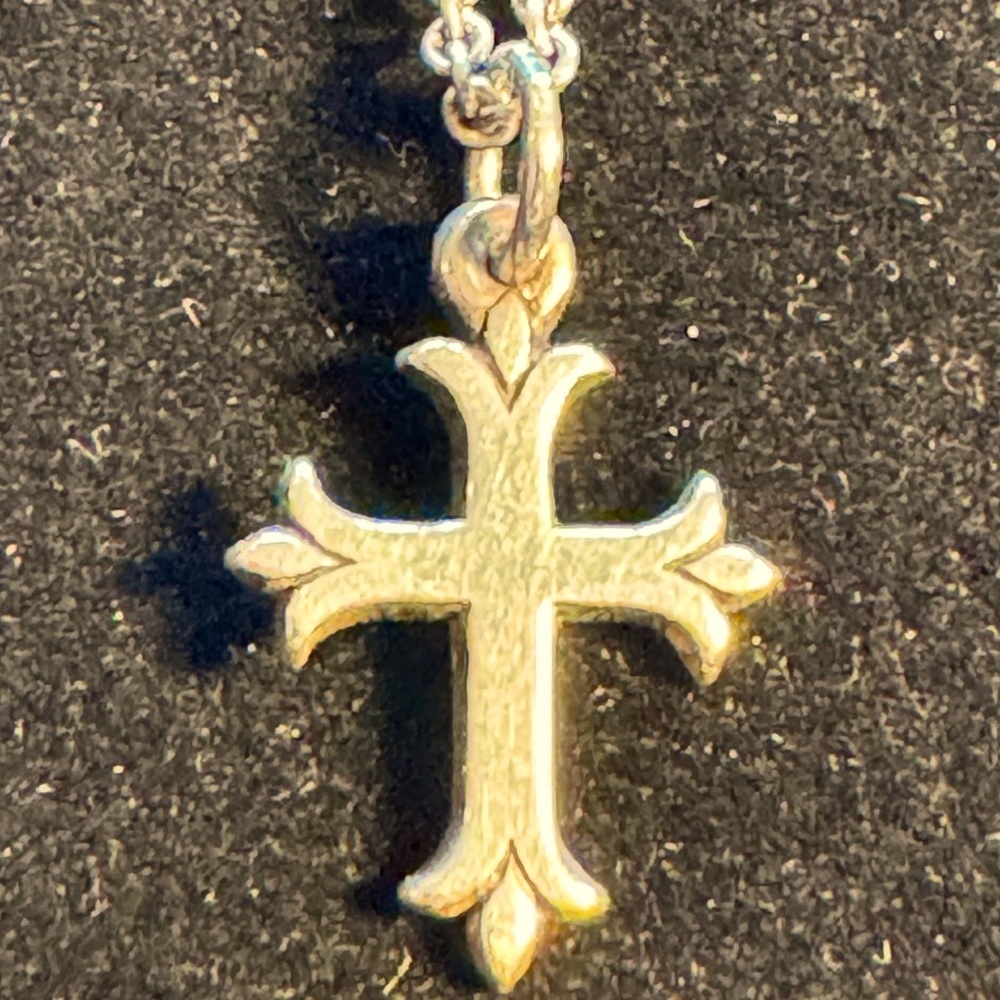James Avery cross and chain